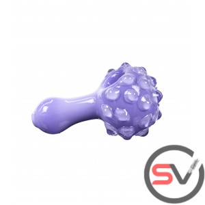 KNOBLY GLASS HAND PIPE 4.5inch 3CT/PK